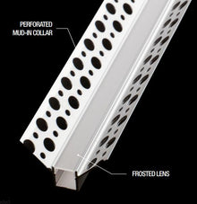 GM Lighting LED-CHL-MI-ISC8 8 FT Inside Corner LED Tape Mud In Channel - Ready Wholesale Electric Supply and Lighting
