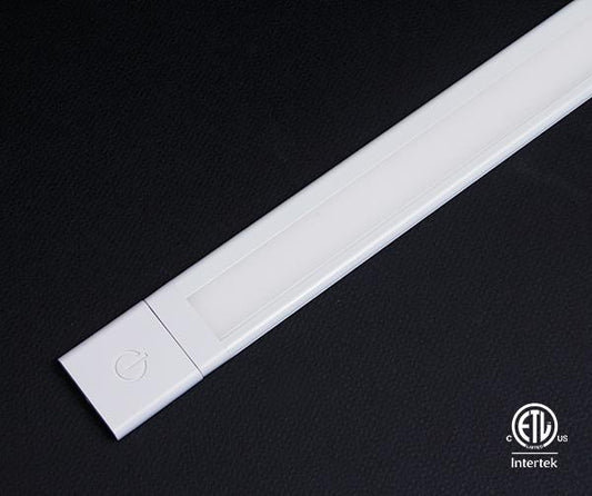 GM Lighting SlimEdge EDGE-8-30-W 24VDC 8" 3000K Modular Architectural Lightbar - White - Ready Wholesale Electric Supply and Lighting
