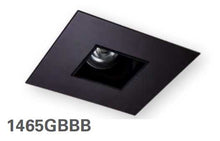 HALO 1465GBBB 4" Square Pinhole with Oculus, Open, 35 degree Tilt, German Bronze with Black Baffle - Ready Wholesale Electric Supply and Lighting