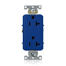 Leviton 16352 - Decora Plus Duplex Receptacle Outlet, Heavy-Duty Industrial Specification Grade, Smooth Face, 20 Amp, 125 Volt, Back or Side Wire, NEMA 5-20R, 2-Pole, 3-Wire, Self-Grounding - Ready Wholesale Electric Supply and Lighting