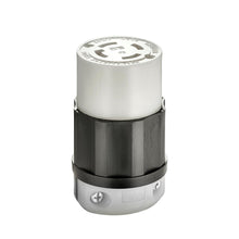 Leviton 2713 - Locking Connector, 30 Amp, 125/250 Volt, Industrial Grade - Black & White - Ready Wholesale Electric Supply and Lighting