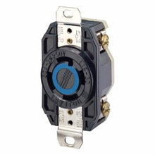 Leviton 2720 - 30 Amp, 250 Volt 3-Phase, NEMA L15-30R, 3P, 4W, Flush Mtg Locking Receptacle, Industrial Grade, Grounding, V-0-MAX - BLACK - Ready Wholesale Electric Supply and Lighting