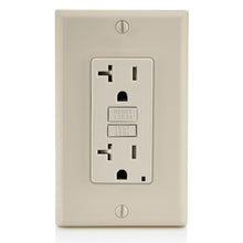 Leviton GFTR2 - 20 Amp, 125 Volt Receptacle/Outlet, 20 Amp Feed-Through, Tamper-Resistant, Self-test SmartlockPro Slim GFCI - Ready Wholesale Electric Supply and Lighting