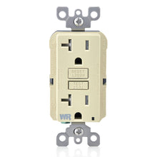 Leviton GFWT2 - 20 Amp, 125 Volt Receptacle/Outlet, 20 Amp Feed-Through, Self-test SmartlockPro Slim Weather & Tamper-Resistant GFCI - Ready Wholesale Electric Supply and Lighting