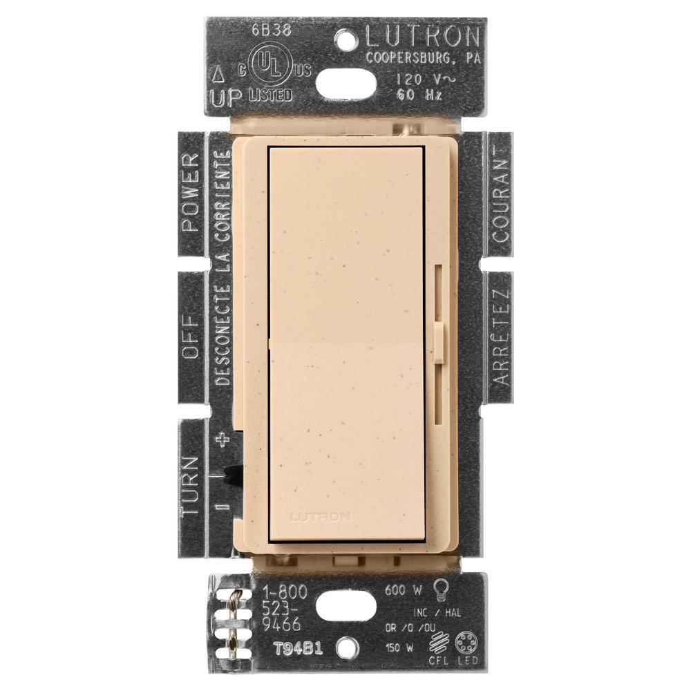 Lutron DVSCFSQ-F Diva (satin) 1.5A, Single Pole/3-Way, 3-Speed, Quiet Fan Control - Ready Wholesale Electric Supply and Lighting