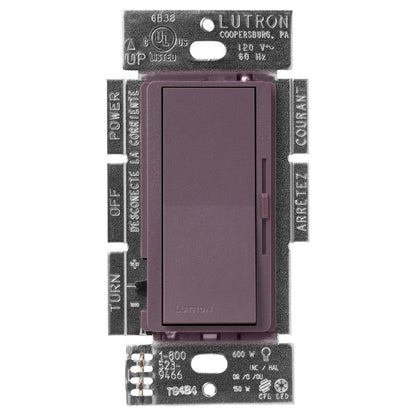 Lutron DVSCFSQ-F Diva (satin) 1.5A, Single Pole/3-Way, 3-Speed, Quiet Fan Control - Ready Wholesale Electric Supply and Lighting