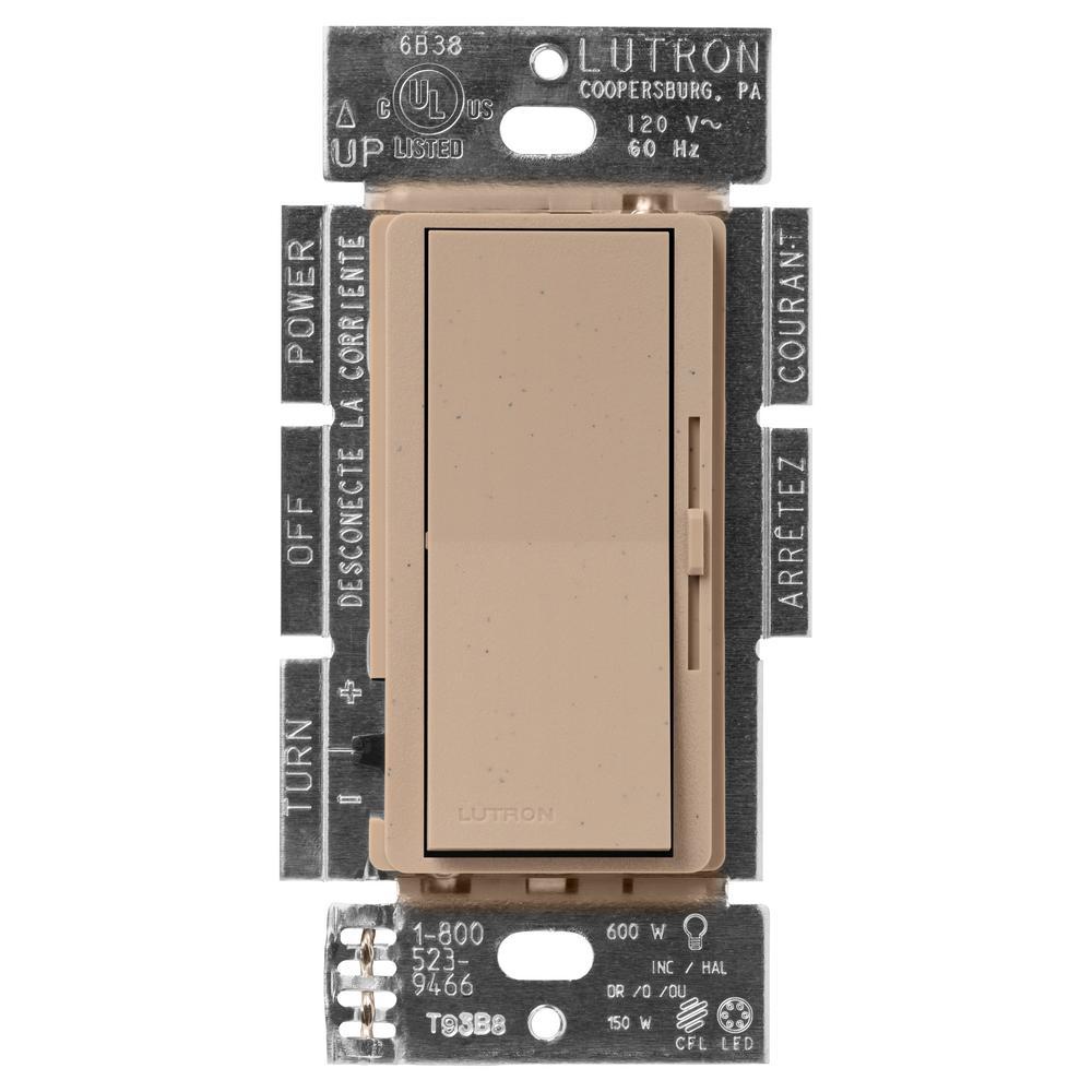 Lutron DVSCFSQ-F Diva (satin) 1.5A, Single Pole/3-Way, 3-Speed, Quiet Fan Control - Ready Wholesale Electric Supply and Lighting