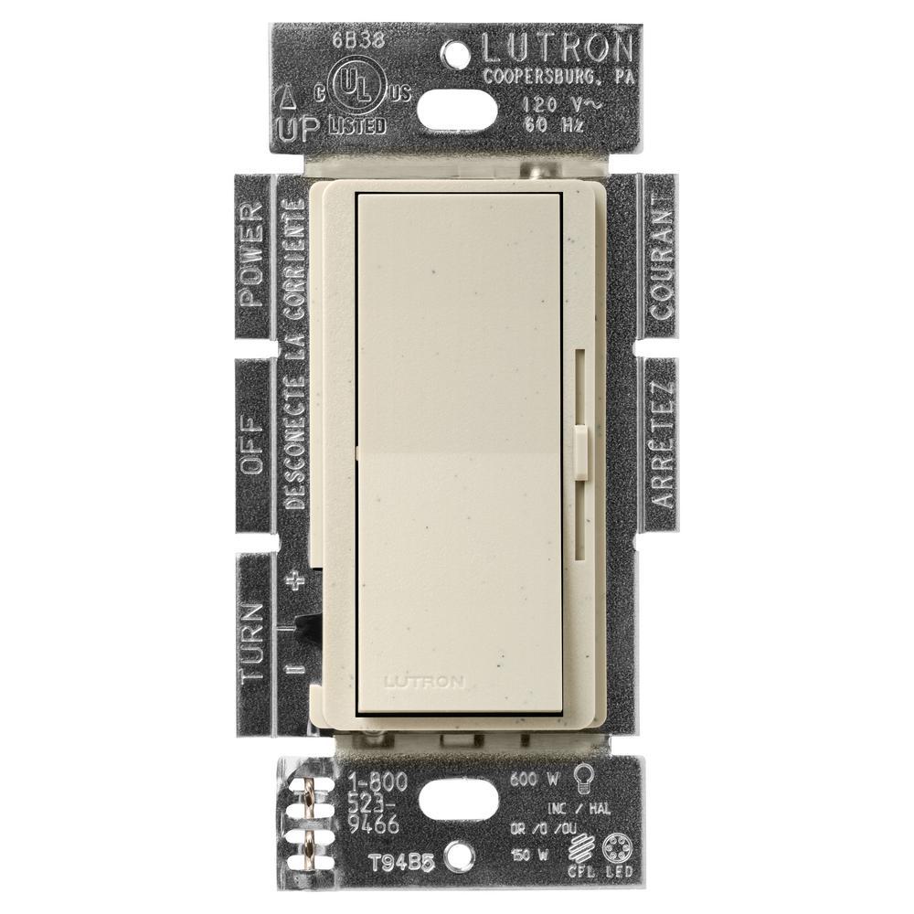 Lutron DVSCFSQ-F Diva (satin) 1.5A, Single Pole/3-Way, 3-Speed, Quiet Fan Control - Ready Wholesale Electric Supply and Lighting