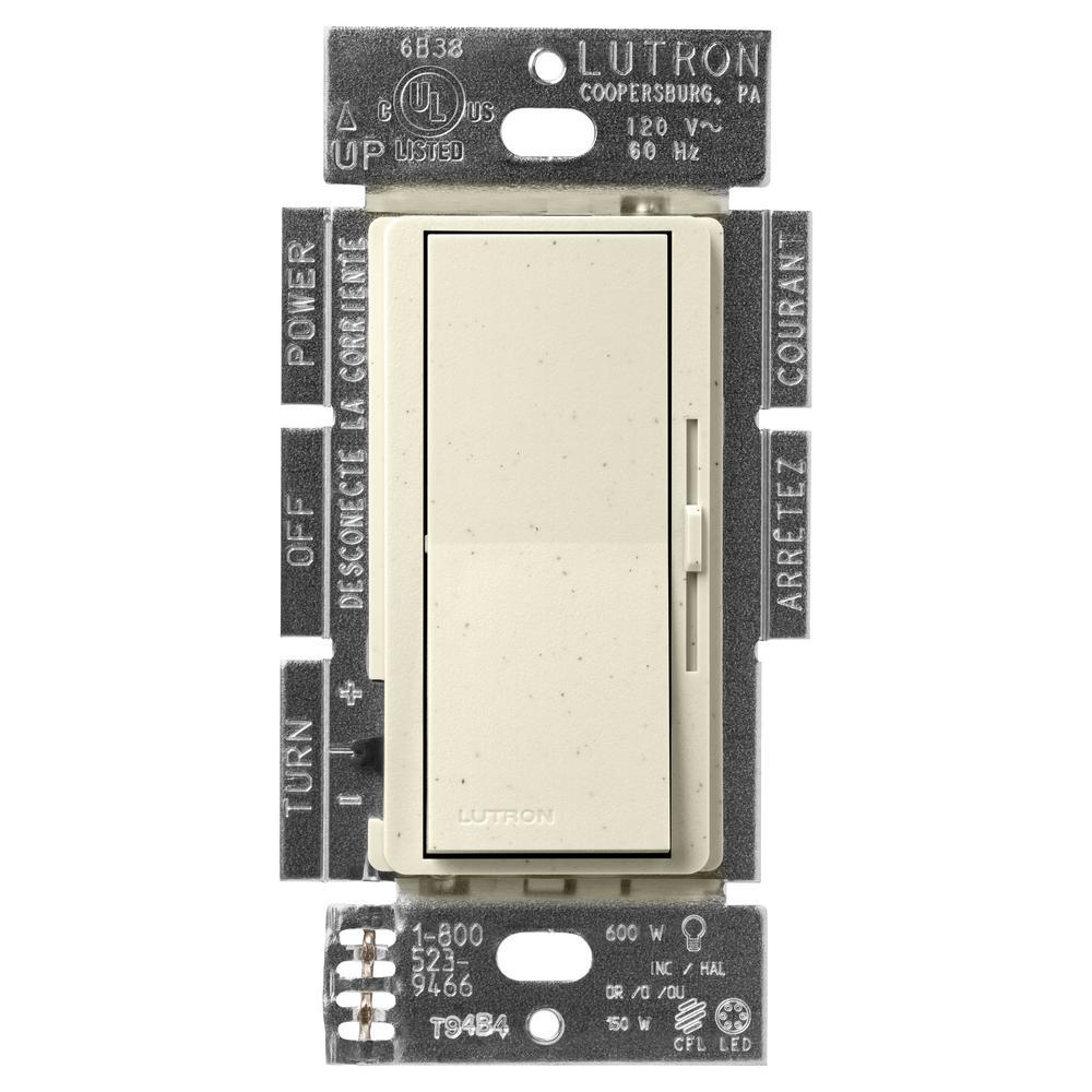 Lutron DVSCFSQ-F Diva (satin) 1.5A, Single Pole/3-Way, 3-Speed, Quiet Fan Control - Ready Wholesale Electric Supply and Lighting