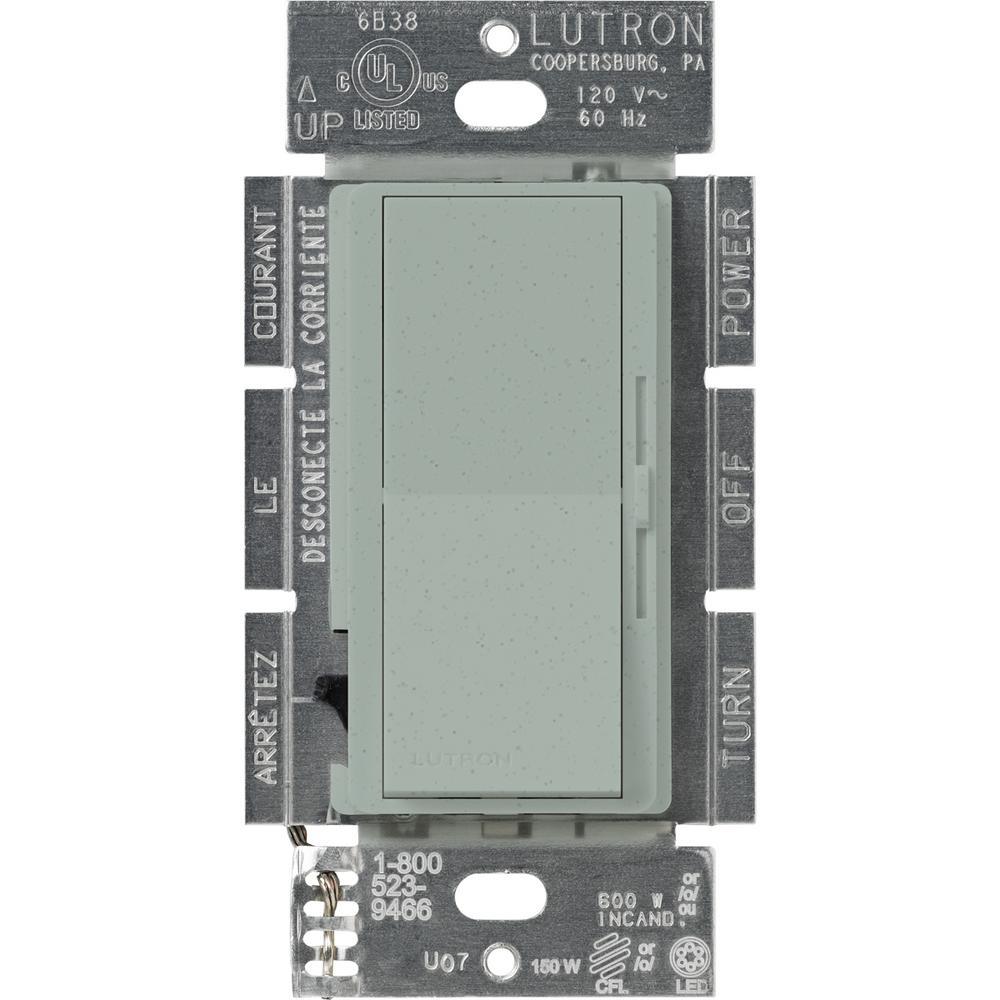 Lutron DVSCFSQ-F Diva (satin) 1.5A, Single Pole/3-Way, 3-Speed, Quiet Fan Control - Ready Wholesale Electric Supply and Lighting