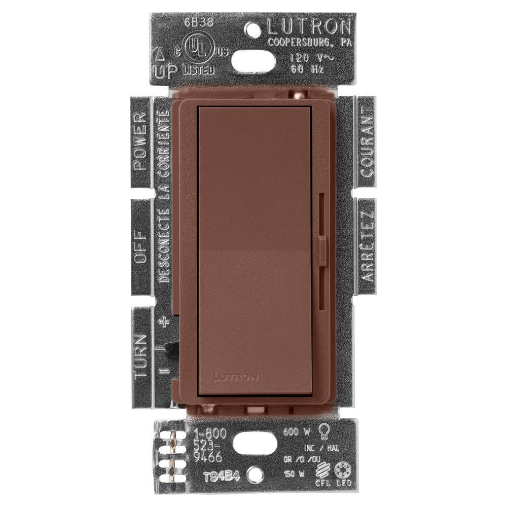 Lutron DVSCFSQ-F Diva (satin) 1.5A, Single Pole/3-Way, 3-Speed, Quiet Fan Control - Ready Wholesale Electric Supply and Lighting