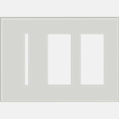 Lutron LWT-GTT New Architectural / Grafik T Wallplate (3 Gang) - Ready Wholesale Electric Supply and Lighting