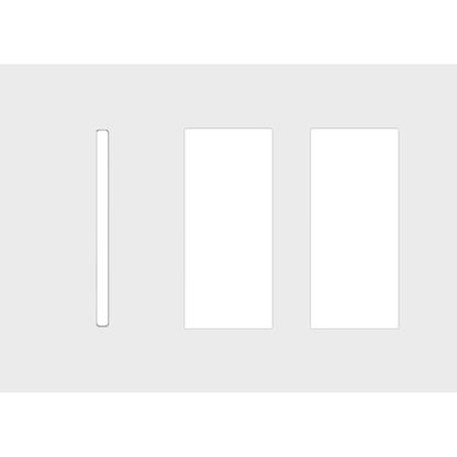 Lutron LWT-GTT New Architectural / Grafik T Wallplate (3 Gang) - Ready Wholesale Electric Supply and Lighting