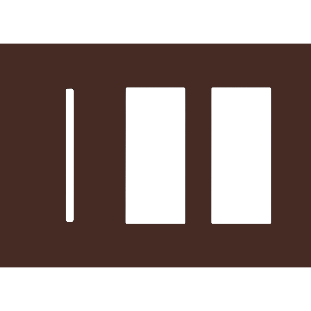 Lutron LWT-GTT New Architectural / Grafik T Wallplate (3 Gang) - Ready Wholesale Electric Supply and Lighting