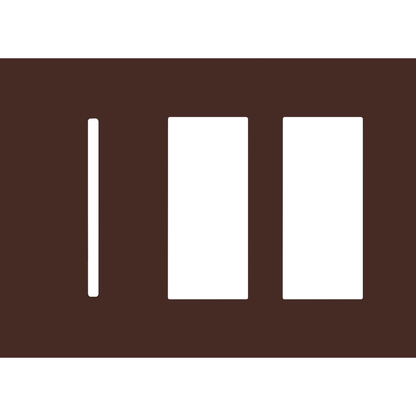 Lutron LWT-GTT New Architectural / Grafik T Wallplate (3 Gang) - Ready Wholesale Electric Supply and Lighting