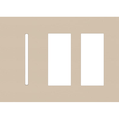 Lutron LWT-GTT New Architectural / Grafik T Wallplate (3 Gang) - Ready Wholesale Electric Supply and Lighting