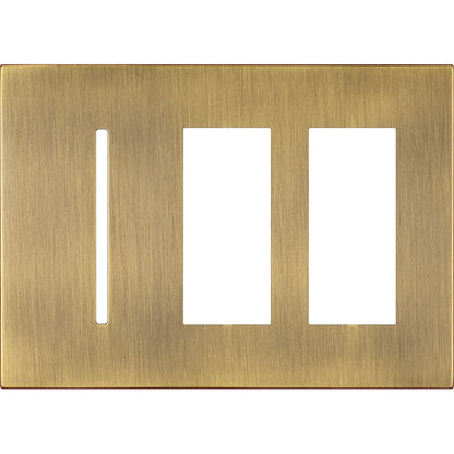Lutron LWT-GTT New Architectural / Grafik T Wallplate (3 Gang) - Ready Wholesale Electric Supply and Lighting