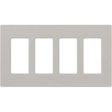 Lutron SC-4 Claro Accessories Satin, 4-Gang Wall Plate - Ready Wholesale Electric Supply and Lighting