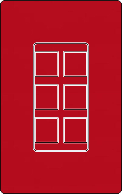 Lutron SC-6PF Designer Style (Satin) 6-Port Frame - Ready Wholesale Electric Supply and Lighting