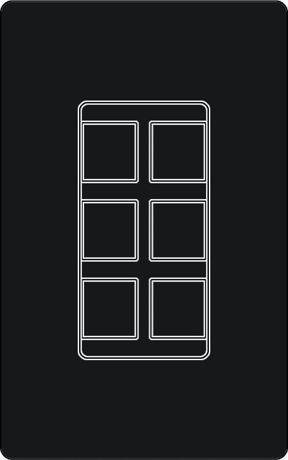Lutron SC-6PF Designer Style (Satin) 6-Port Frame - Ready Wholesale Electric Supply and Lighting