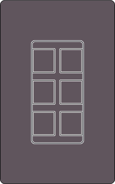 Lutron SC-6PF Designer Style (Satin) 6-Port Frame - Ready Wholesale Electric Supply and Lighting