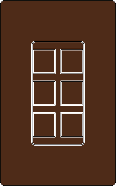 Lutron SC-6PF Designer Style (Satin) 6-Port Frame - Ready Wholesale Electric Supply and Lighting