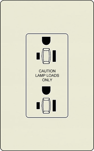 Lutron SCR-20-DDTR Designer Style (Satin) 20A Dual-Dimming Tamper Resistant Receptacle - Ready Wholesale Electric Supply and Lighting