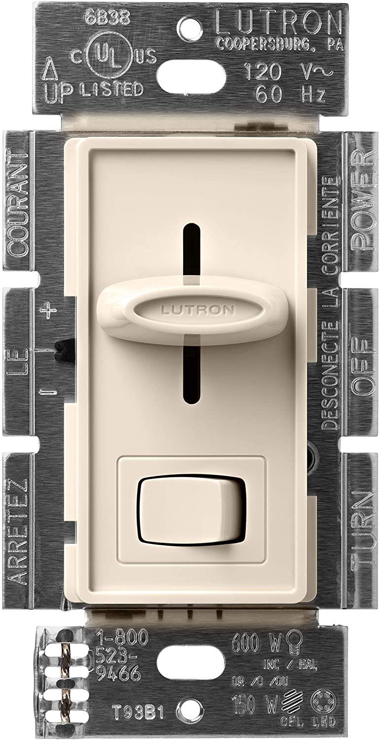 Lutron SLV-603P Skylark 450W, Single Pole, Magnetic Low Voltage, Preset Dimmer - Ready Wholesale Electric Supply and Lighting