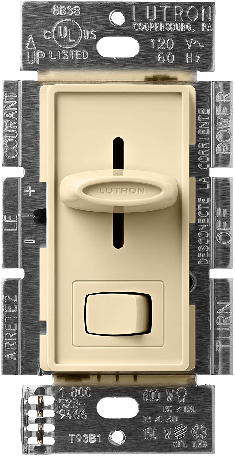 Lutron SLV-603P Skylark 450W, Single Pole, Magnetic Low Voltage, Preset Dimmer - Ready Wholesale Electric Supply and Lighting