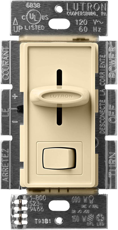 Lutron SLV-603P Skylark 450W, Single Pole, Magnetic Low Voltage, Preset Dimmer - Ready Wholesale Electric Supply and Lighting