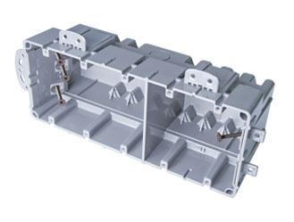 Southwire MSBMMT5G Boîte à appareils 5 supports multiples avec profondeur réglable robuste 19 kg Gris Southwire MSBMMT5G Boîte à appareils 5 supports multiples avec profondeur réglable robuste 19 kg Gris