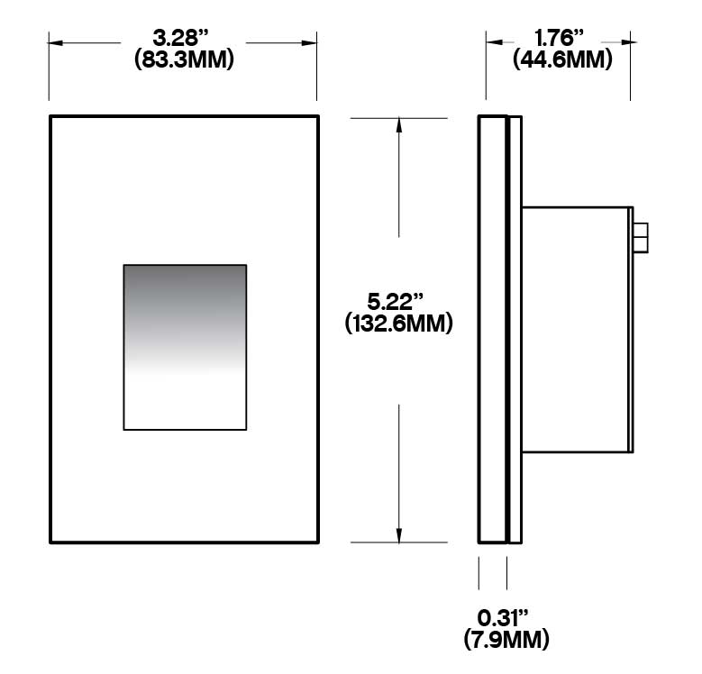 ROC Lighting ST-460 - 2W Vertical Step Light - Ready Wholesale Electric Supply and Lighting